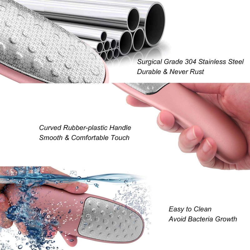 Weetiee Foot Scrubber with Stand, Never-Cut-Your-Feet Foot File Callus Remover - Safe to Use | Comfortable Foot Scraper Feet Scrubber Dead Skin Remover, Best Home Pedicure Foot Care Tool, Used on Wet/Dry Feet - Image 5